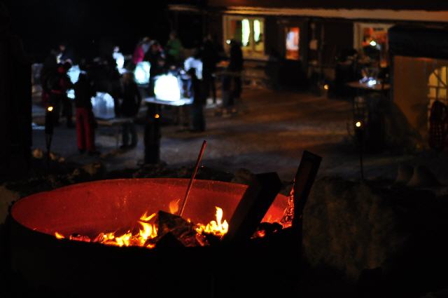 outdoor fondue wald fondue