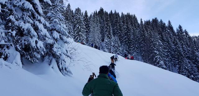 schneeschuhtouren schneeschuhlaufen