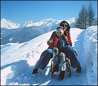 nachtschlitteln und Schneeschuhtour Kerenzerberg